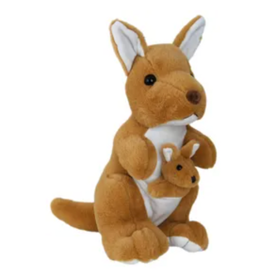 Elka Toys - Kangaroo Medium with Joey 35cm