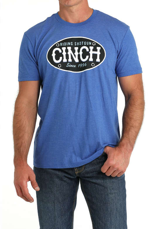 Men's Riding Shotgun Tee - Royal Blue