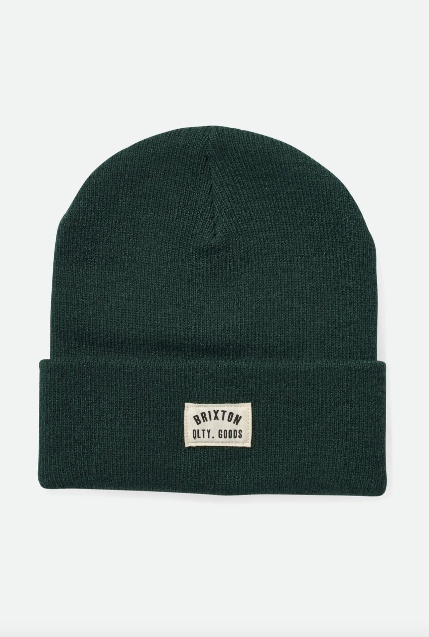 Brixton Woodburn Watch Cap Beanie - Emerald