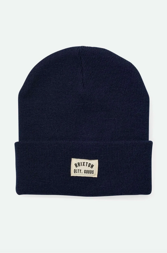 Brixton Woodburn Watch Cap Beanie - Navy