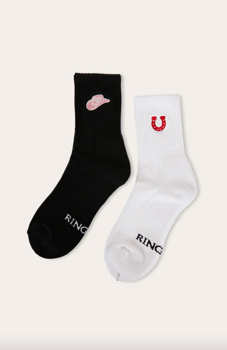 Ringers Western Unisex - Giddy Up Sock 2 Pack