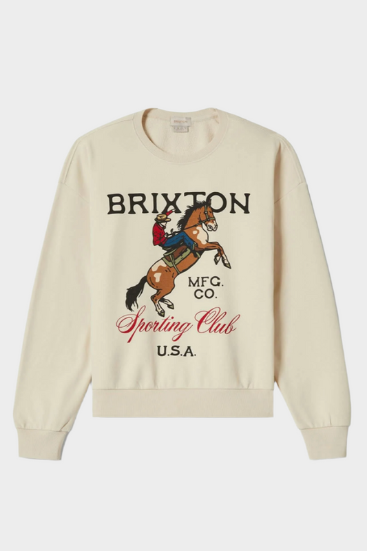 Brixton Womens Sporting Club Crew - Beige