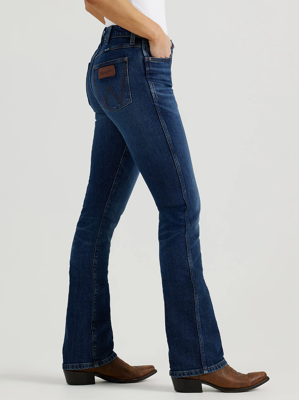 Wrangler Womens "Retro Bailey" High Rise Boot Cut Jean (Isla)