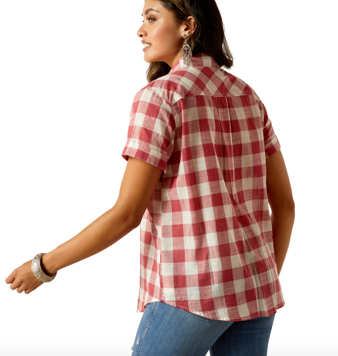 Ariat Women's Billie Jean Short Sleeve Shirt - Merida Plaid