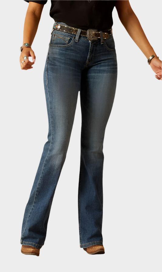 Ariat Woman's Perfect Rise Chopped Ella Boot Cut