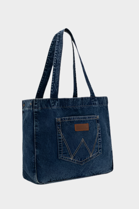 Wrangler Denim Pocket Tote Bag