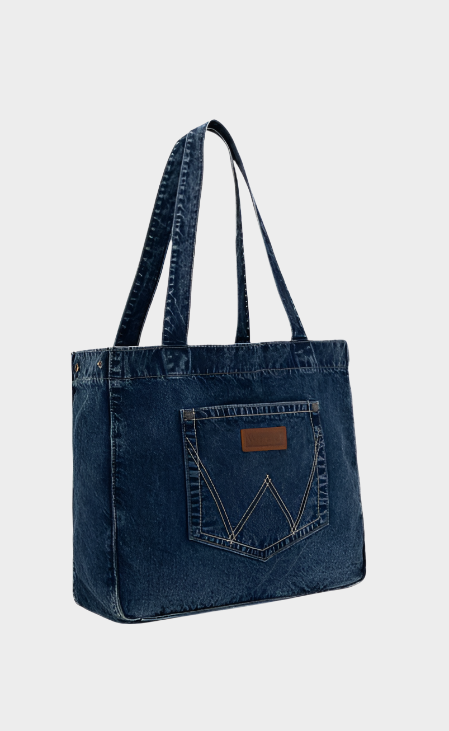 Wrangler Denim Pocket Tote Bag