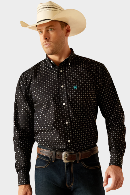 Ariat Mens Wrinkle Free Seth Long Sleeve Shirt