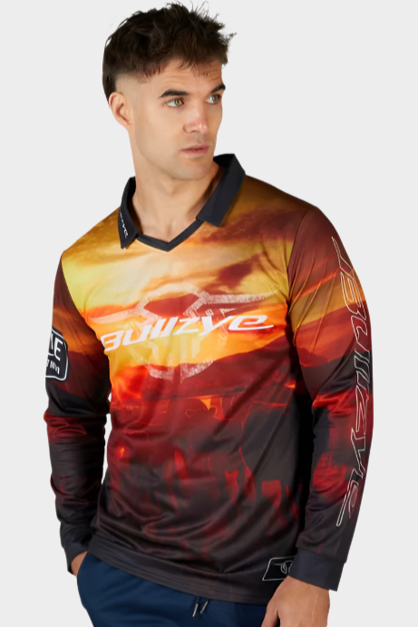 Bullzye Men's Cam L/S Fishing Shirt