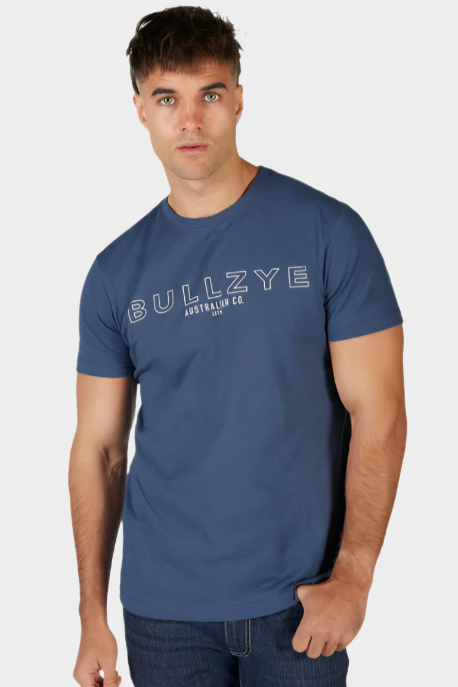 Bullzye Men's Ryan S/S Tee (BLUE STEEL)