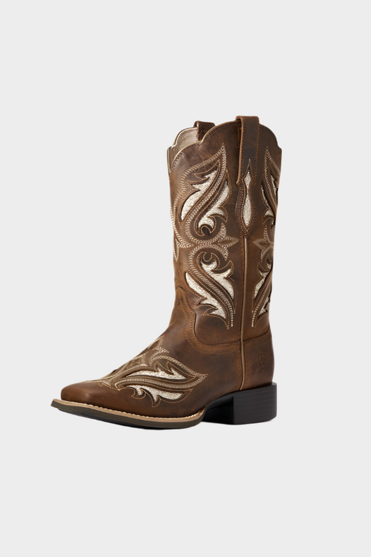 Ariat Women's Round Up Bliss Western Boot (Sassy Brown)