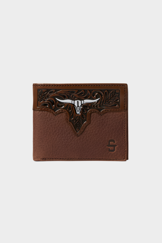 Stetson Steer Head Bi-Fold Wallet