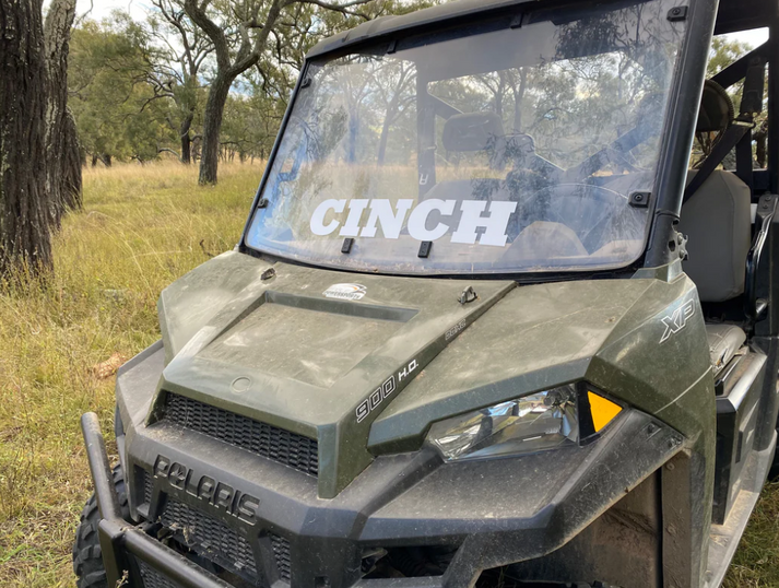 CINCH Silver Large Sticker