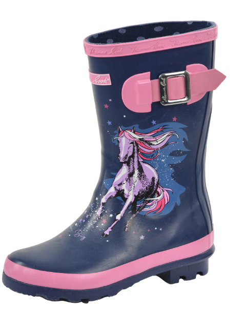 THOMAS COOK KIDS DREAM BIG GUMBOOT - BLUE/PINK