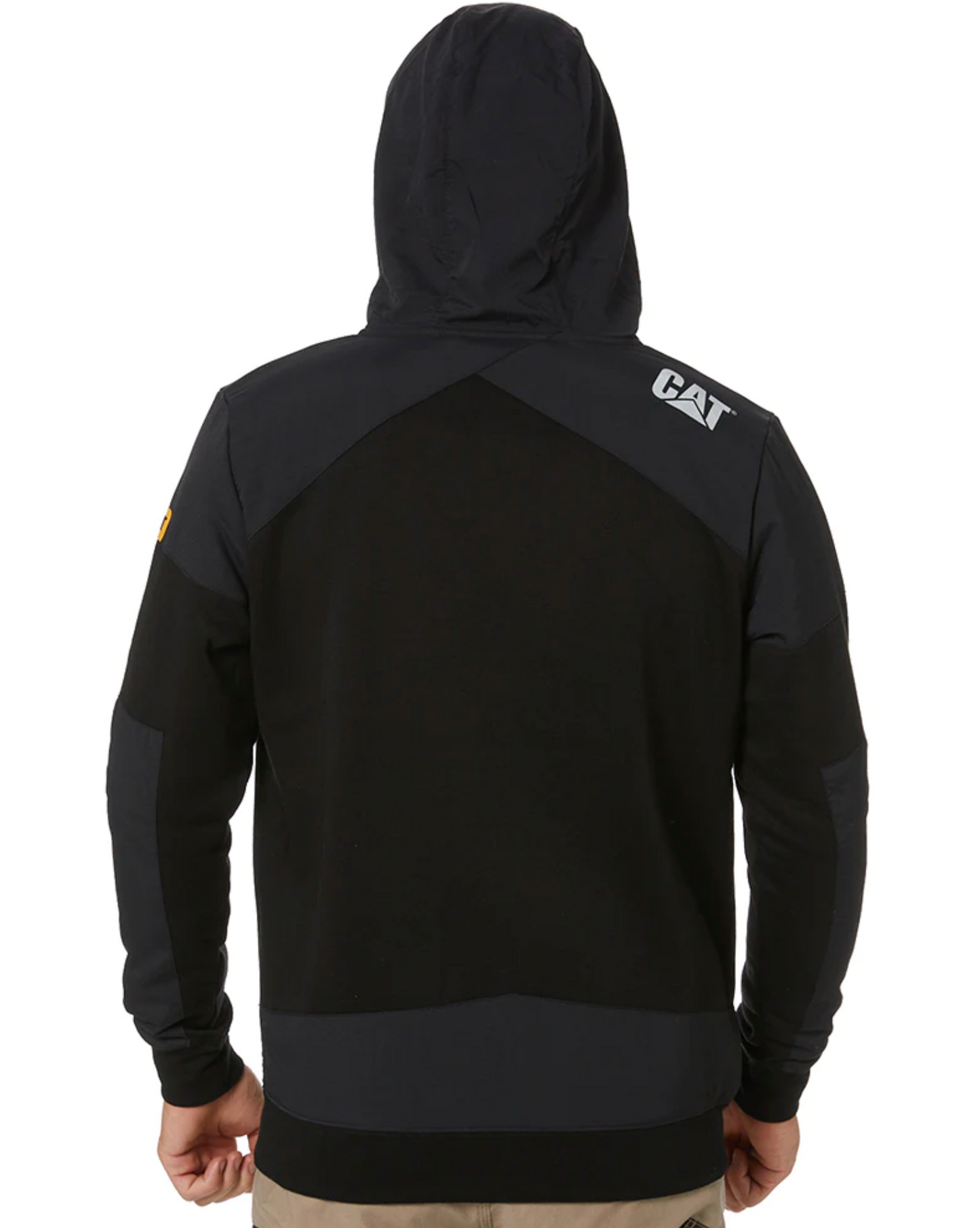 CAT TRADE FULL ZIP HOODED SWEATSHIRT - BLACK