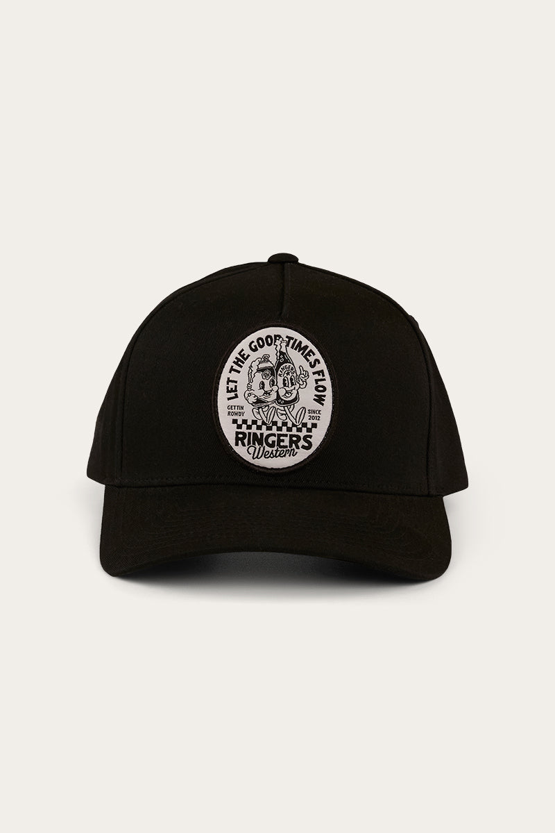 RINGERS WESTERN ROWDY BASEBALL CAP - BLACK