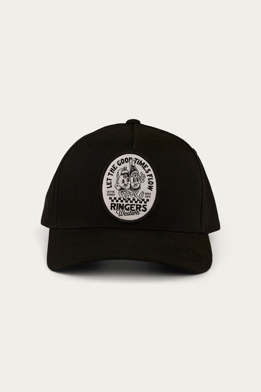 RINGERS WESTERN ROWDY BASEBALL CAP - BLACK