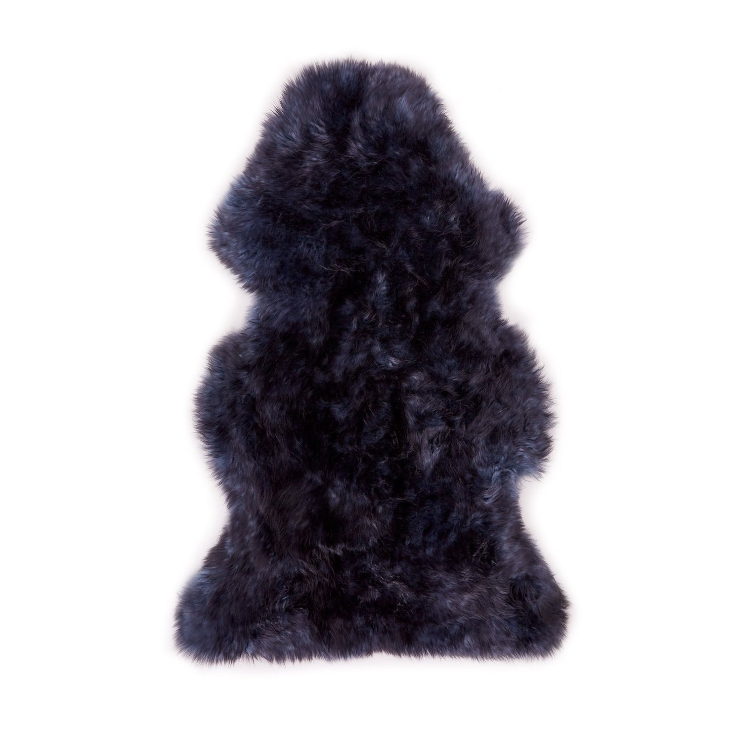 Sheepskin Longwool Floor Rug (90)_Black