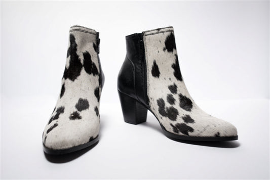 The Design Edge Hairon Boots Cowhide Footwear (Shoe24)