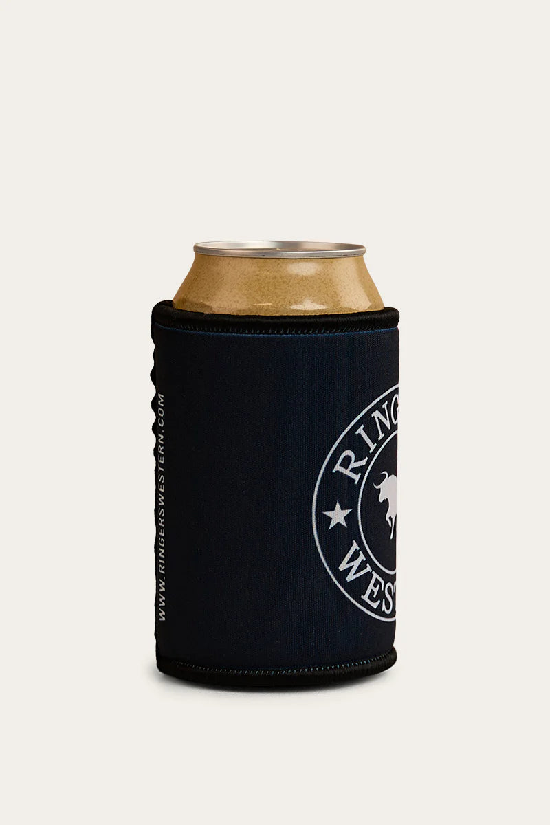 Ringers Western Signature Bull Flag Stubby Cooler - Navy