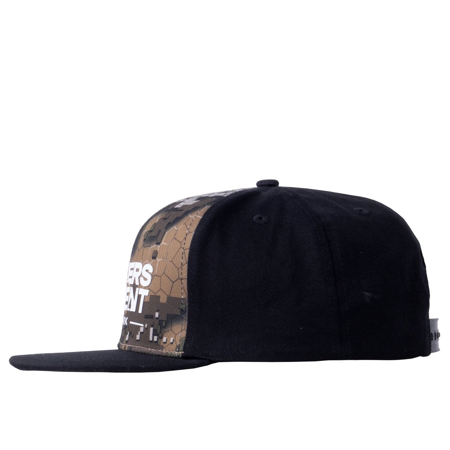 HUNTERS ELEMENT STAMP SNAPBACK - BLACK/DESLOVE VEIL