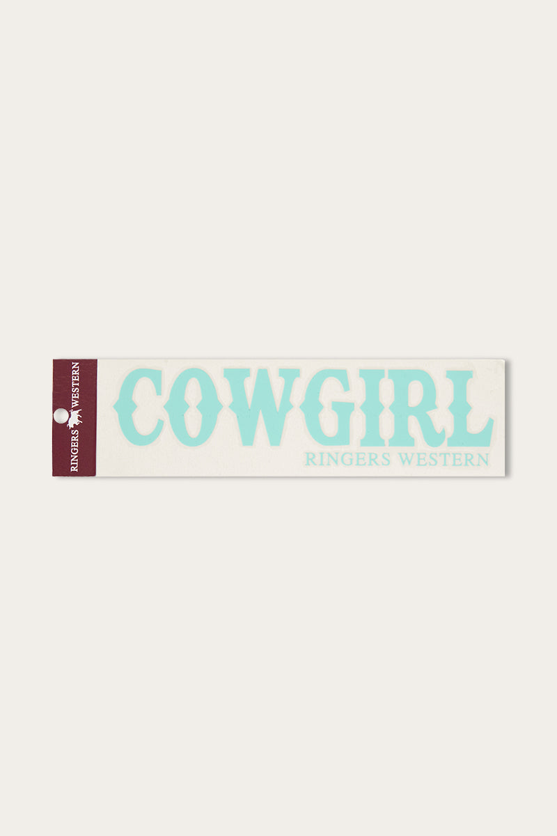 RINGERS WESTERN COWGIRL DIE CUT STICKER