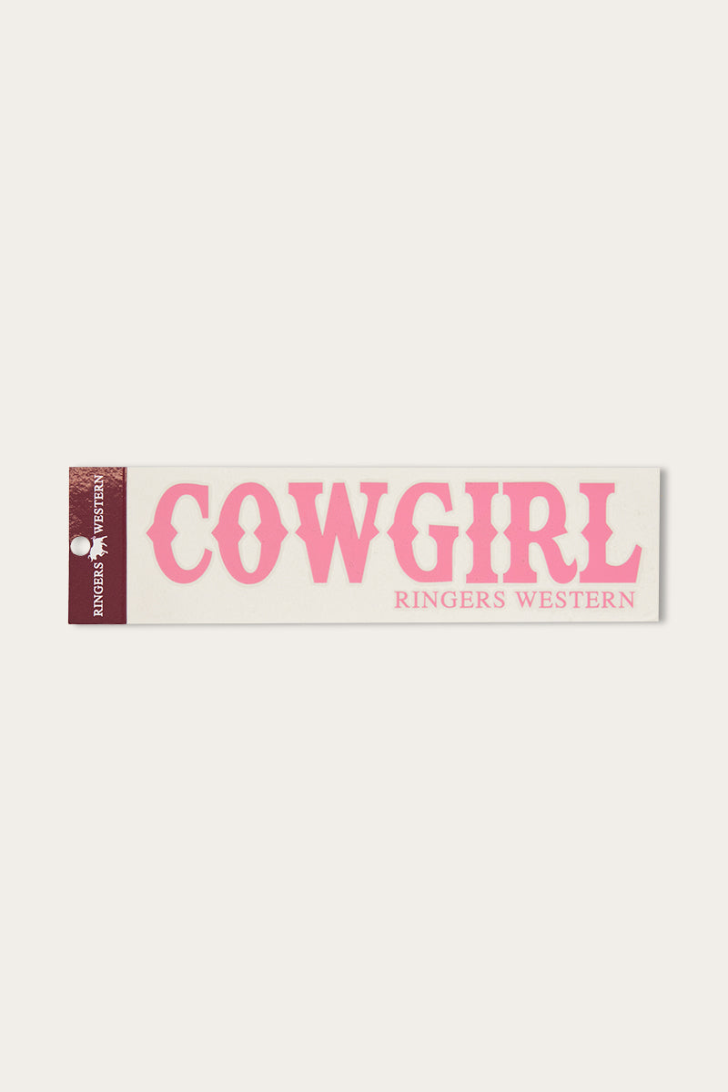 RINGERS WESTERN COWGIRL DIE CUT STICKER