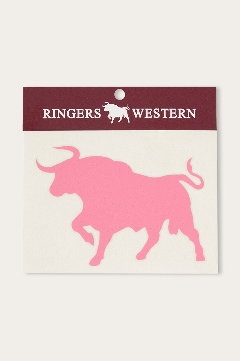 RINGERS WESTERN BULL DIE CUT STICKER