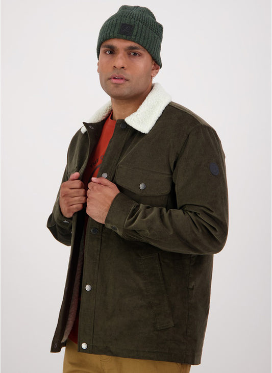 Swanndri Men's Kaituna Sherpa Lined Jacket (Olive) CLEARANCE