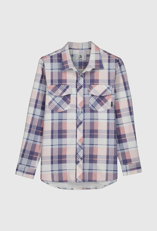 Swanndri Kid's Egmont Full Button Shirt_Blush