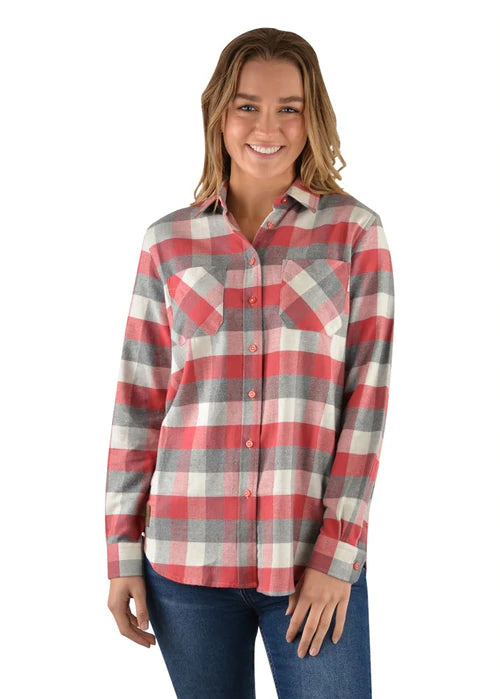 Dux Bak Women's Marlo 2-pocket Flannel Shirt (Chrysanthemum)