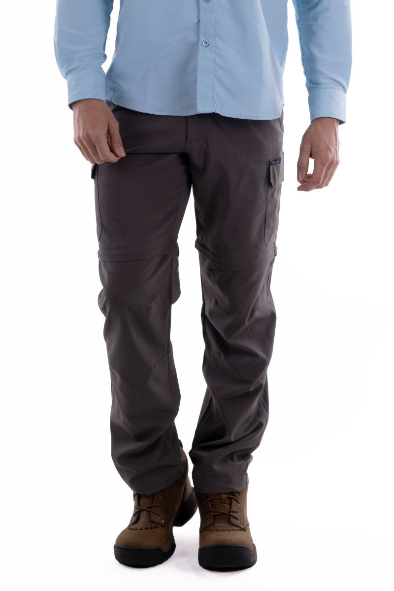 THOMAS COOK KOMBI ZIP OFF ADVENTURE PANT - CHARCOAL