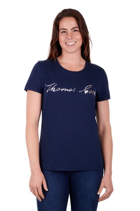 THOMAS COOK WOMENS SCRIPT SS TEE