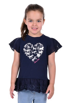 THOMAS COOK GIRLS LUCY SS TEE - FINAL SALE, NO RETURN OR EXCHANGE