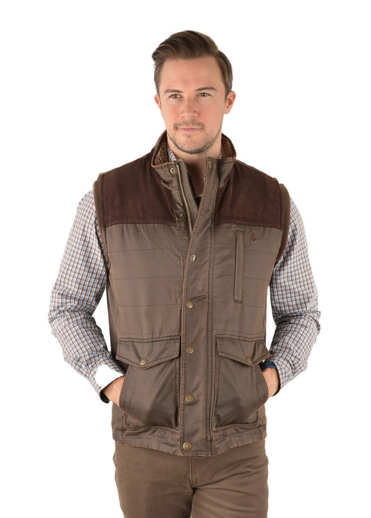 Thomas Cook Men's Bradman Faux Oilskin Vest