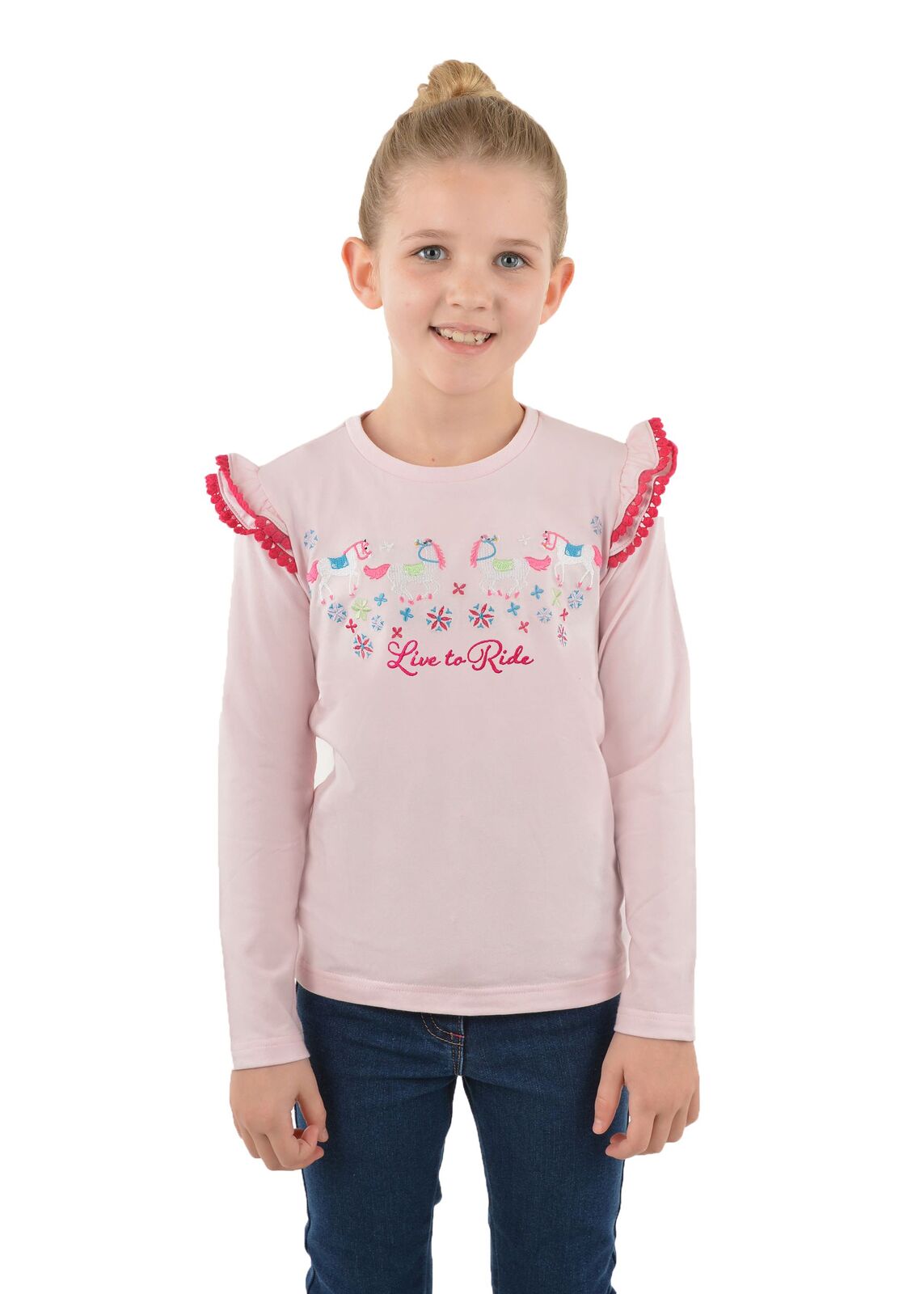 Thomas Cook Girls Betsy Frill Tee - FINAL SALE, NO RETURN OR EXCHANGE