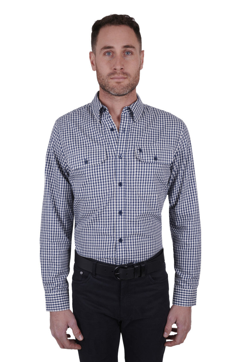 THOMAS COOK MENS GINO WOOL 2PKT L/S SHIRT  - SALE