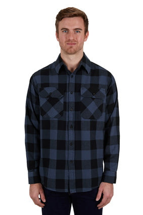 DUX BAK MENS DENS THERMAL L/S SHIRT (NAVY)