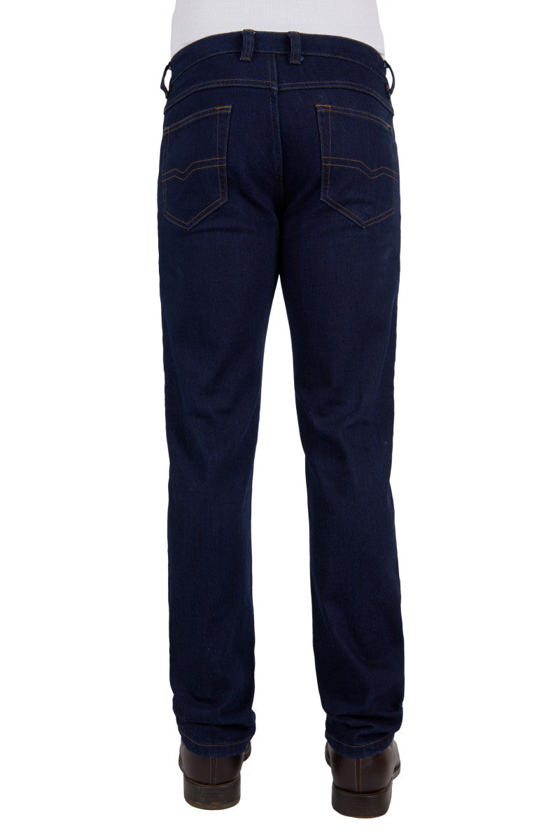 THOMAS COOK MENS LOCHIE TAILORED JEAN (DARK DENIM) - 32 LEG