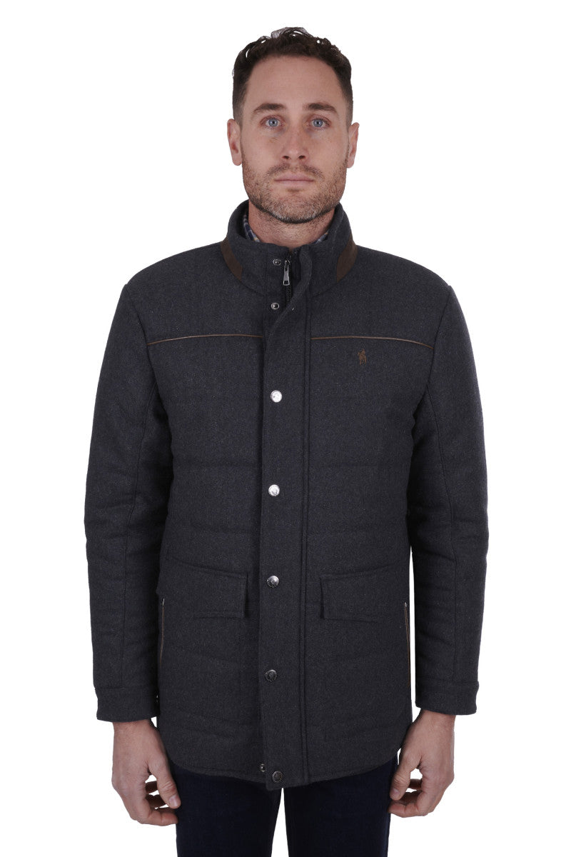 THOMAS COOK MENS STRATHFORD JACKET (CHARCOAL MARLE)