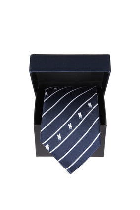 THOMAS COOK MENS CLARENCE TIE (NAVY/WHITE)