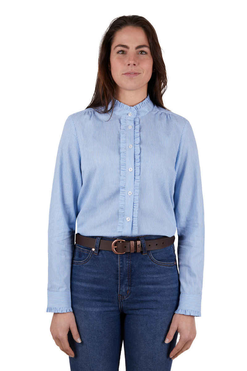 THOMAS COOK WOMENS GENEVIEVE L/S SHIRT (SKY)