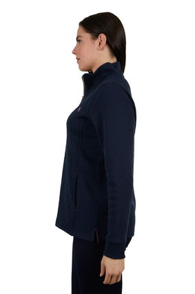 THOMAS COOK WOMENS ABBY 1/4 ZIP RUGBY (NAVY)