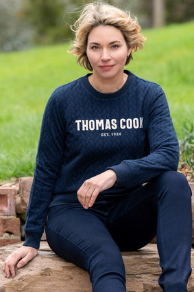 THOMAS COOK WOMENS PIPER SWEAT (NAVY)