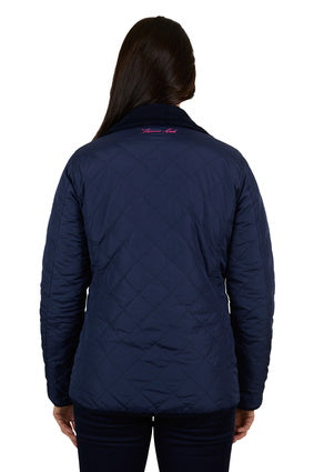 THOMAS COOK WOMENS FLORA REVERSIBLE JACKET (NAVY)