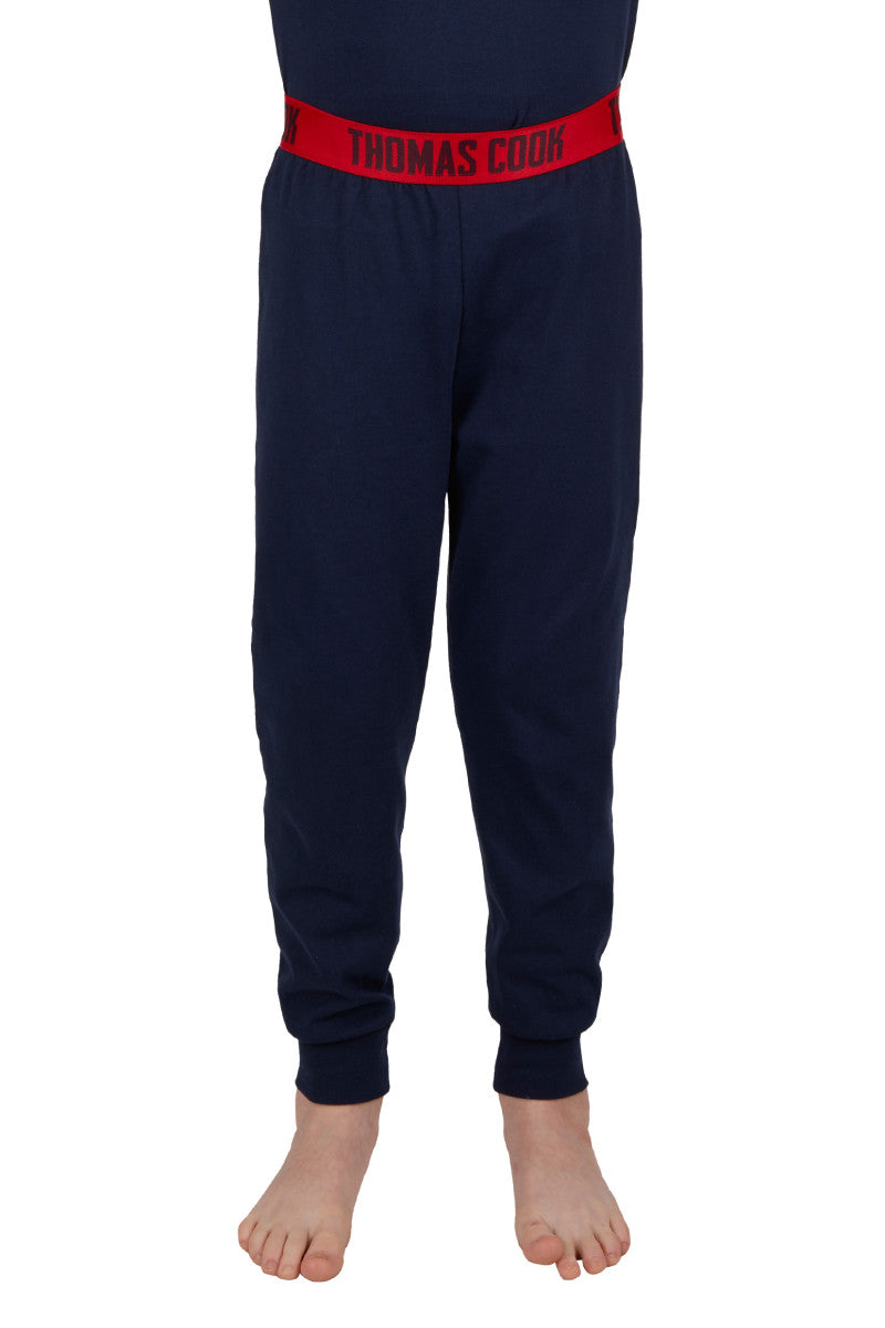 THOMAS COOK BOYS MOON JUMP PJ'S (NAVY/RED)