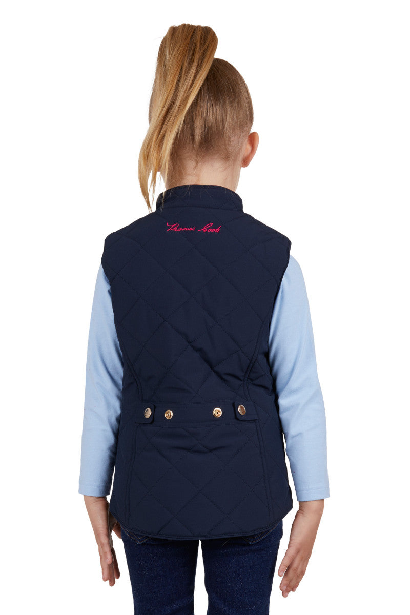 THOMAS COOK GIRLS PATTI VEST (NAVY)