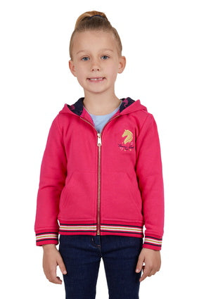 THOMAS COOK GIRLS CHELSEA ZIP UP HOODIE (BRIGHT ROSE)