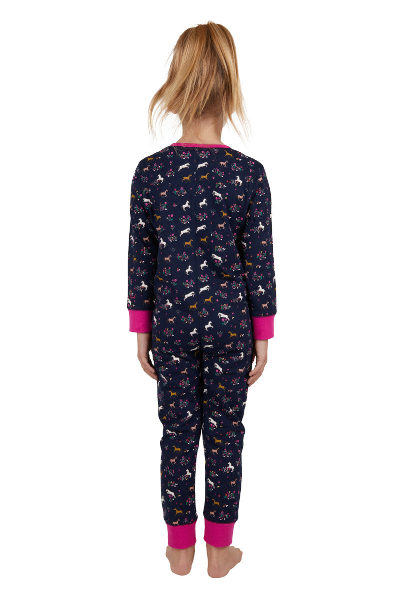 THOMAS COOK GIRLS SHINE ONESIE (NAVY/BERRY)