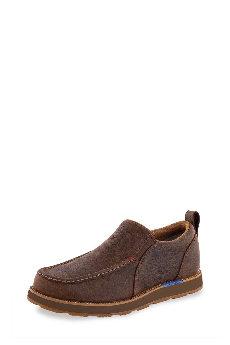 TWISTED X - MENS CELLSTRETCH WEDGE SLIP-ON (BRUNETTE)